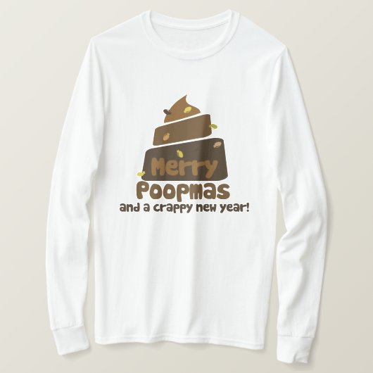 T-shirt Merry Poopmas (Design devant)