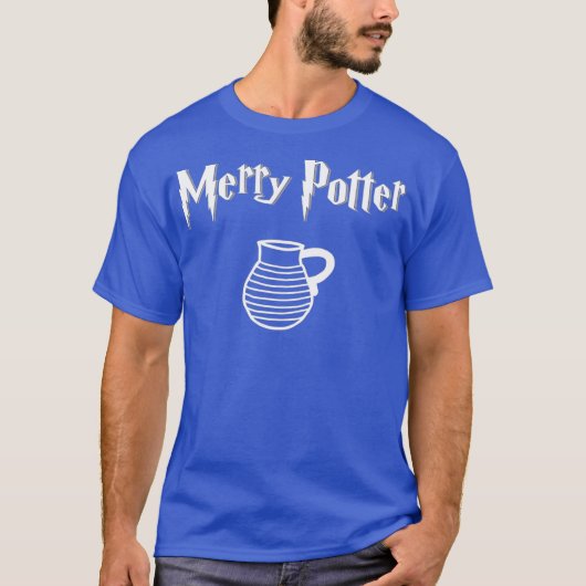 T-shirt Merry Potter livre drôle lecture Harry potter (Devant)