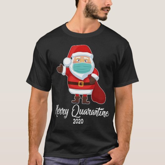 T-shirt Merry Quarantine 2020 (Devant)
