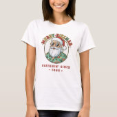 T-shirt Merry Rizzmas Santa Claus in Sunglasses Funny Xmas (Devant)