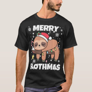 T-shirt Merry Slothmas shirt for Sloth Lover Funny Christm