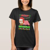 T-shirt Merry Snoozemas sloth laziness Ugly Christmas (Devant)