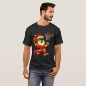 T-shirt Merry Swishmas Ugly Christmas Sweater Basketball C (Devant entier)