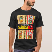 T-shirt Merry Thanksmas Pumpkin Sce Latte Coffee Thanksgiv (Devant)