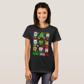 T-shirt Merry Toothmas Teeth Collection Santa Reindeer Xma (Devant entier)
