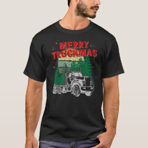 T-shirt Merry Truckmas Trucker de Noël