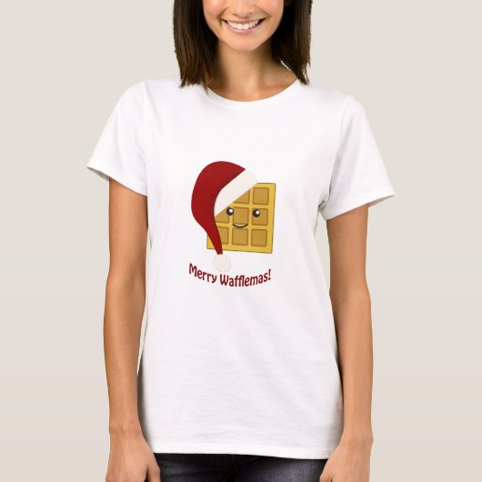 T-shirt Merry Wafflemas Christmas Wafflemas (Devant)