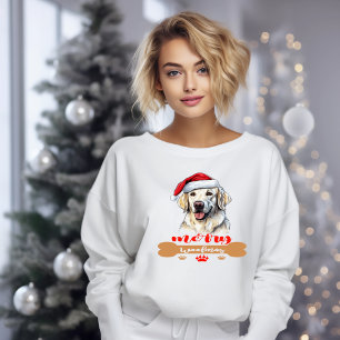 T-shirt Merry Woofmas Golden Retriever