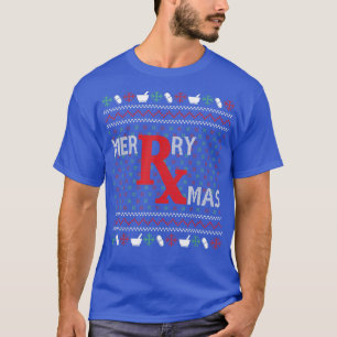 T-shirt Merry Xmas Pharmaciens de Noël laid Pharmacie Tec