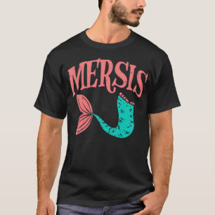 T-shirt Mersis Fish Tail Soeur Mermaid Famille Mat