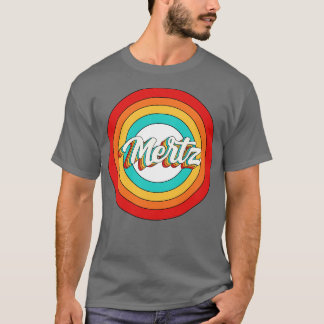 T-shirt Mertz Nom Chemise Mertz Vintage Cercle Mertz