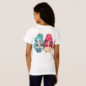 T-Shirt Merveilles : Tee quotidienne de filles (Dos entier)