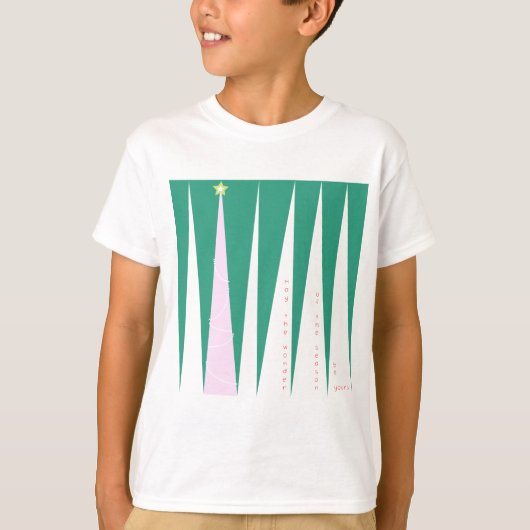 T-shirt Merveilleuse de la saison Arbre de Noël (Devant)