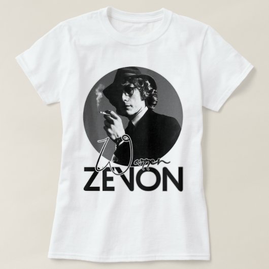 T-shirt Merveilleuse Mémoire Warren Art Zevon Cute Cadeau (Design devant)