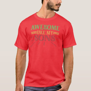 T-shirt MERVEILLEUX COMME MES FILS Drôle Papa père Fête de