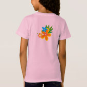 T-shirt merveilleux de filles de fleurs de danse (Dos)