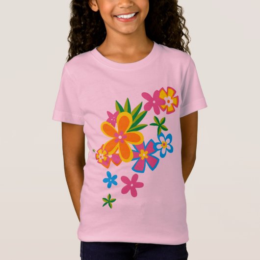 T-shirt merveilleux de filles de fleurs de danse (Devant)