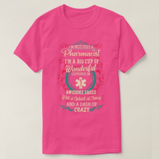 T-shirt Merveilleux pharmacien (Design devant)