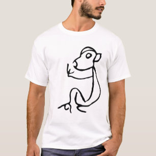 T-shirt Merveilleux singe-zodiaque chinois-#001-01- T-shir