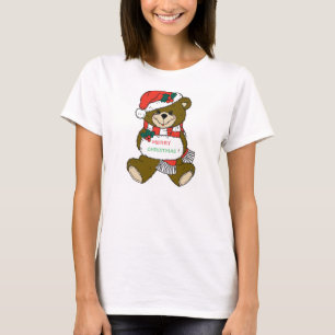 T-SHIRT "MERY NOËL" TEDDDY BEAR