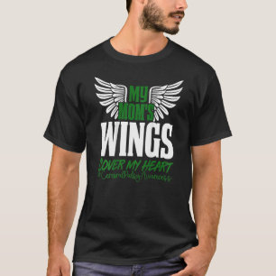 T-shirt Mes ailes de maman couvrent mon coeur Cérébral Pal