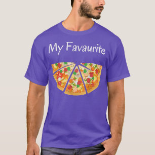 T-shirt Mes Amateurs De Pizza Préférés Plus De Tranches S'