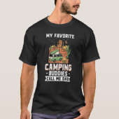 T-shirt Mes Amies De Camping Préférées Appelez-Moi Papa Re (Devant)