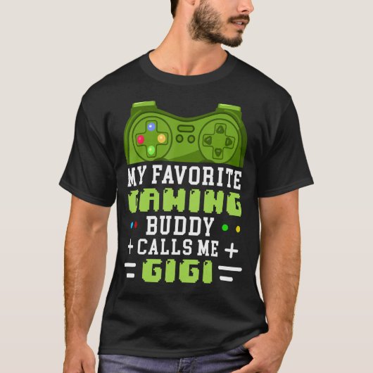T-shirt Mes Amies De Jeux Préférées Appelez-Moi Gigi Famil (Devant)