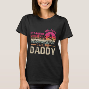 T-shirt Mes Amies Préférées Du Snowboard Appelez-Moi Papa