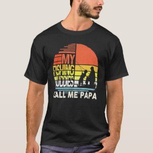 T-shirt Mes amis de pêche m'appellent Papa Fête des pères