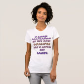 T-SHIRT MES AMIS SONT UN PEU FOU (Devant entier)