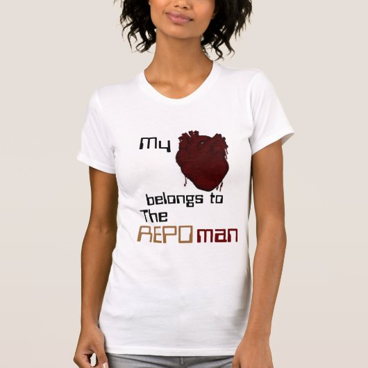 T-shirt Mes belings de coeur au Repoman (Devant)