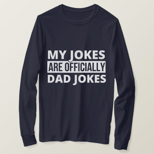 T-shirt mes blagues sont des blagues de papa (Design devant)