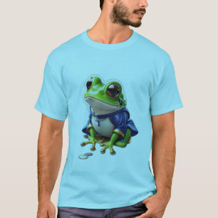 T-shirt Mes bottes bleues de grenouille sont très mignonne