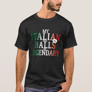 T-shirt Mes boulettes de viande italiennes sont des cuisin