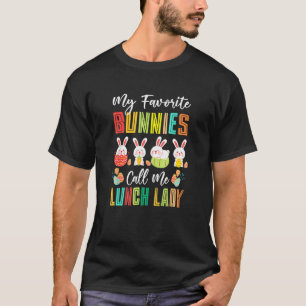 T-shirt Mes Bunnies Favoris Appelez-Moi Déjeuner Lady Mign