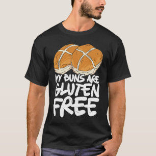 T-shirt Mes Buns Sont Sans gluten Blé Aliment Allergie Cel