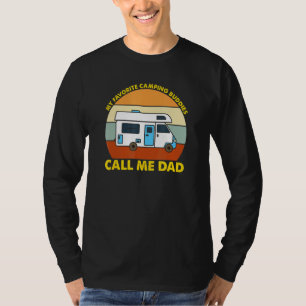 T-shirt Mes camarades de camping favoris Appelez-moi Papa