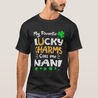 T-shirt Mes Charmes Chanceux Favoris Appelez-Moi Nani Funn