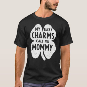 T-shirt Mes Charmes Chanceux M'Appelent Maman Happy St pat