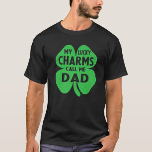 T-shirt Mes Charmes Chanceux M'Appelent Papa Jour de la Sa