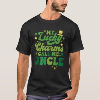 T-shirt Mes charmes chanceux m'appellent oncle St Patrick'