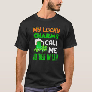T-shirt Mes Charms Chanceux M'Appelent Mère En Droit Bière