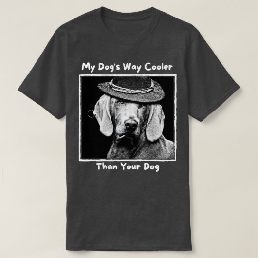 T-shirt Mes Chiens sont Glacières de beaucoup que votre Ch (Design devant)
