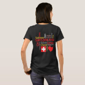 T-shirt Mes choses préférées en Suisse amusantes (Dos entier)