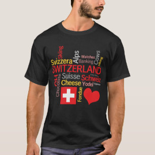 T-shirt Mes choses suisses préférées drôles