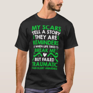 T-shirt Mes cicatrices Sensibilisation aux blessures céréb