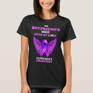 T-shirt Mes copains Ailes Couvrir Mon Coeur Alzheimer Awar