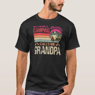 T-shirt Mes copains de camping préférés m'appellent Grandp