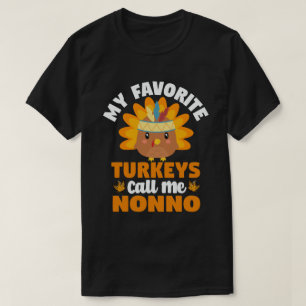 T-shirt Mes Dindons Favoris M'Appelent Non Thanksgiving